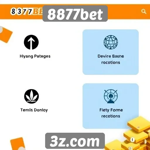 Principais recursos do site de jogos 8877bet
