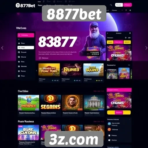 Novo layout do site 8877bet atrai usuários
