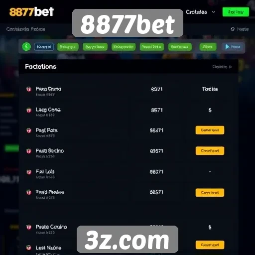 Funcionalidades do site 8877bet para novos usuários