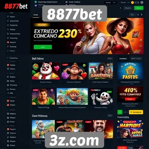 Facilidade de uso da interface do site 8877bet